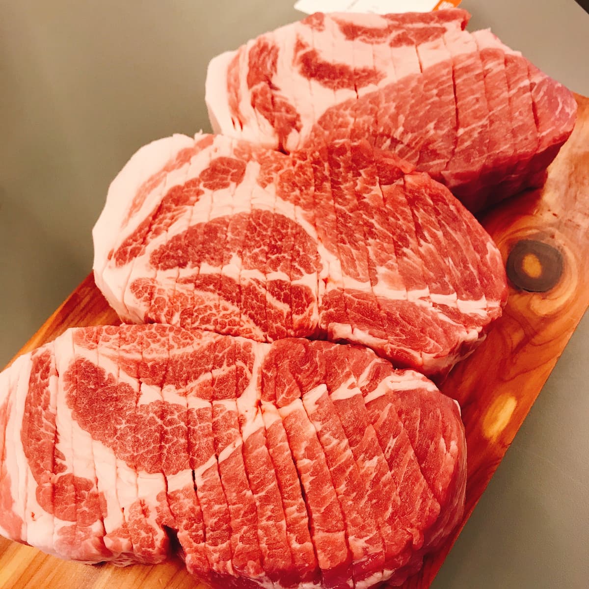 김진목삼 통목살, 통항정살, 통삼겹살