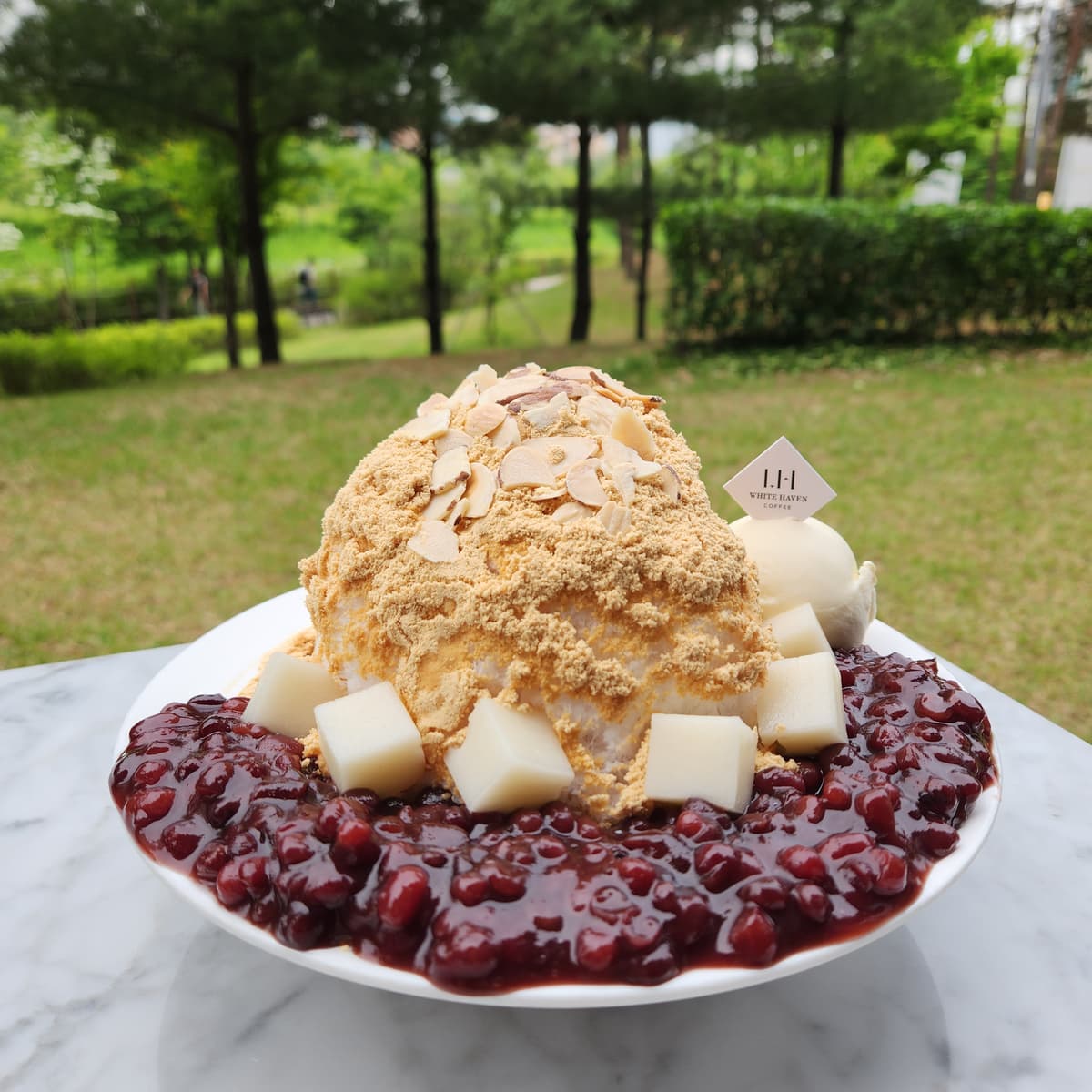 화이트헤이븐커피 팥빙수
