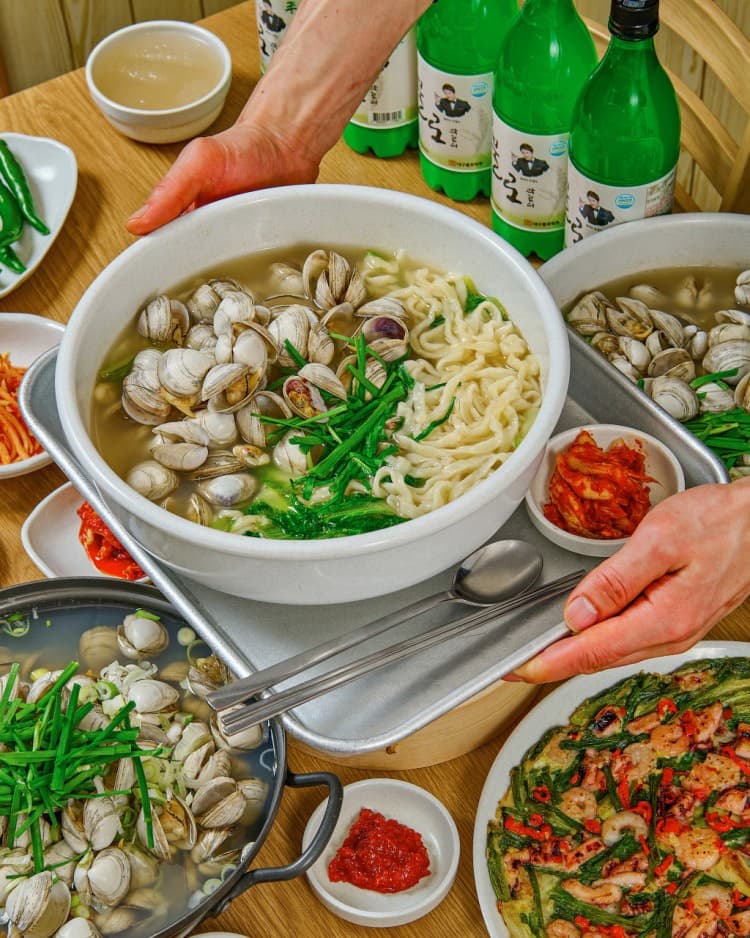 유비칼국수 동죽칼국수