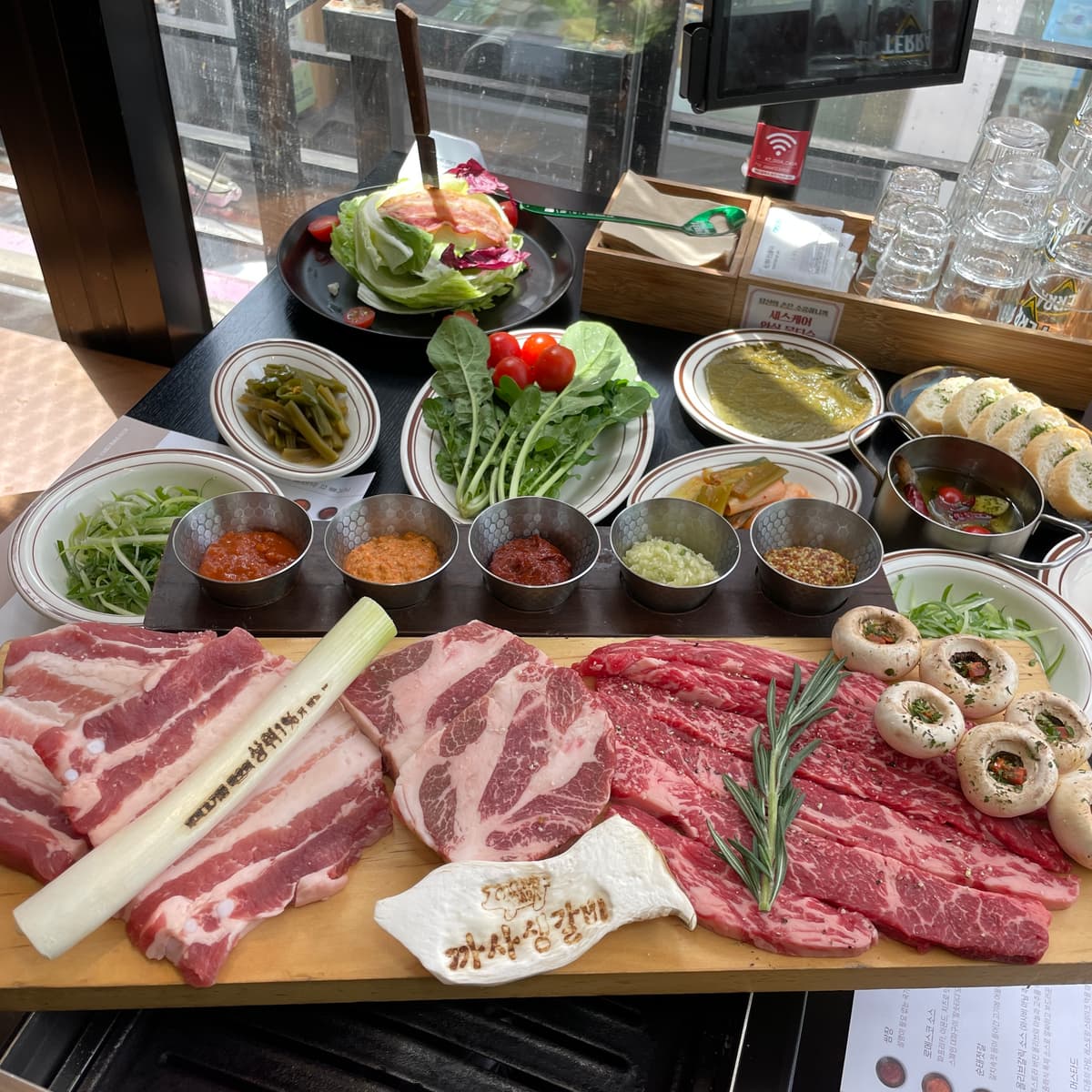 까사생갈비 소꽃갈비&돼지생갈비세트